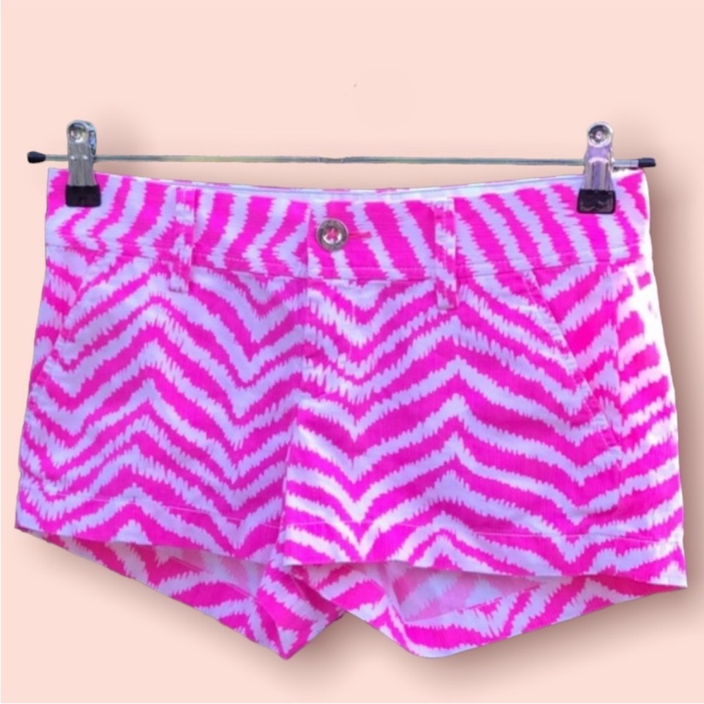 Lilly Pulitzer Zip Up The Walsh Short Size 00
